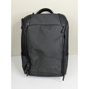 Nomatic Travel Pack 20L Expands to 30L Black Backpack Geometric Design Weekender